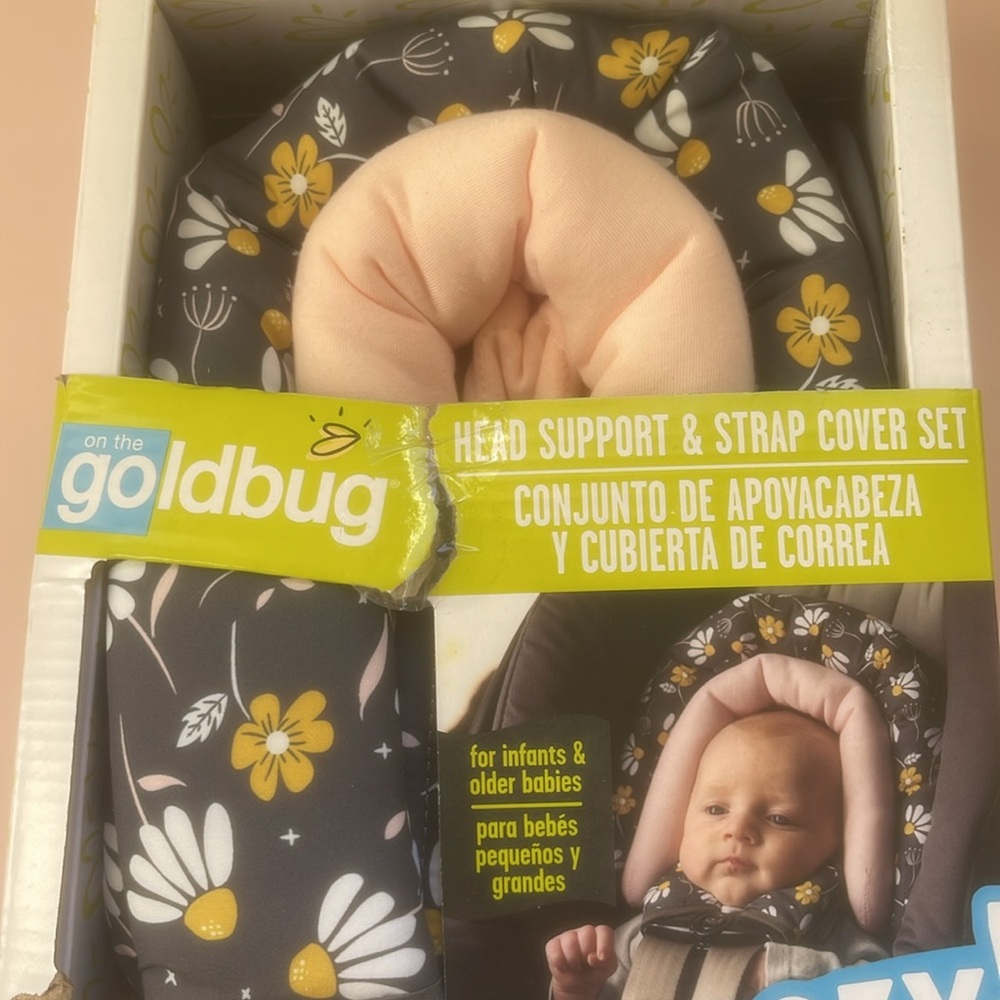 GOLD BUG - head support and strap cover set